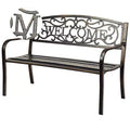 Costway Garden Bench Outdoor Furniture Porch Path Loveseat Chair