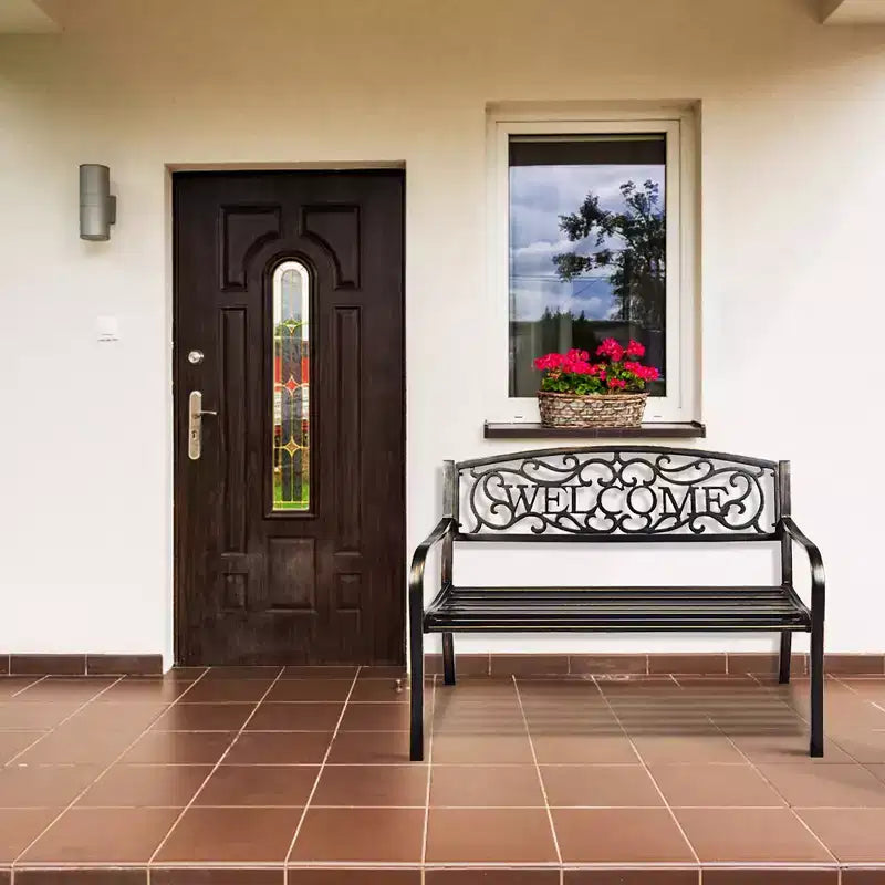 Banc de jardin Costway Mobilier d'extérieur Chemin de porche Causeuse