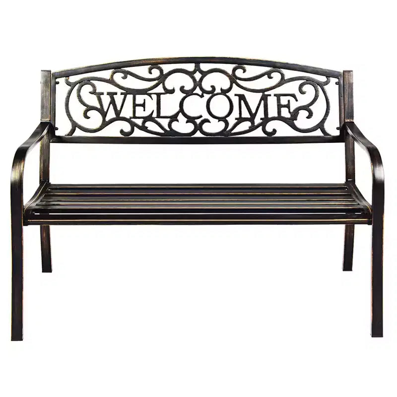 Banc de jardin Costway Mobilier d'extérieur Chemin de porche Causeuse