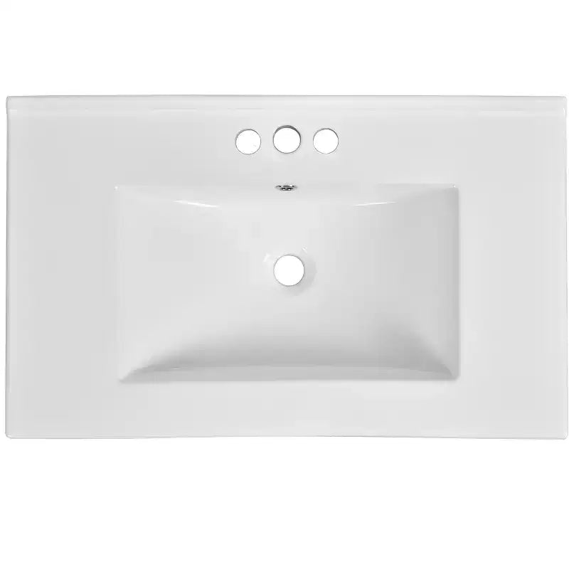 Meuble-lavabo de salle de bain 30 pouces à vasque simple avec armoire et 3 tiroirs – Noir / Bleu / Vert / Indigo / Blanc
