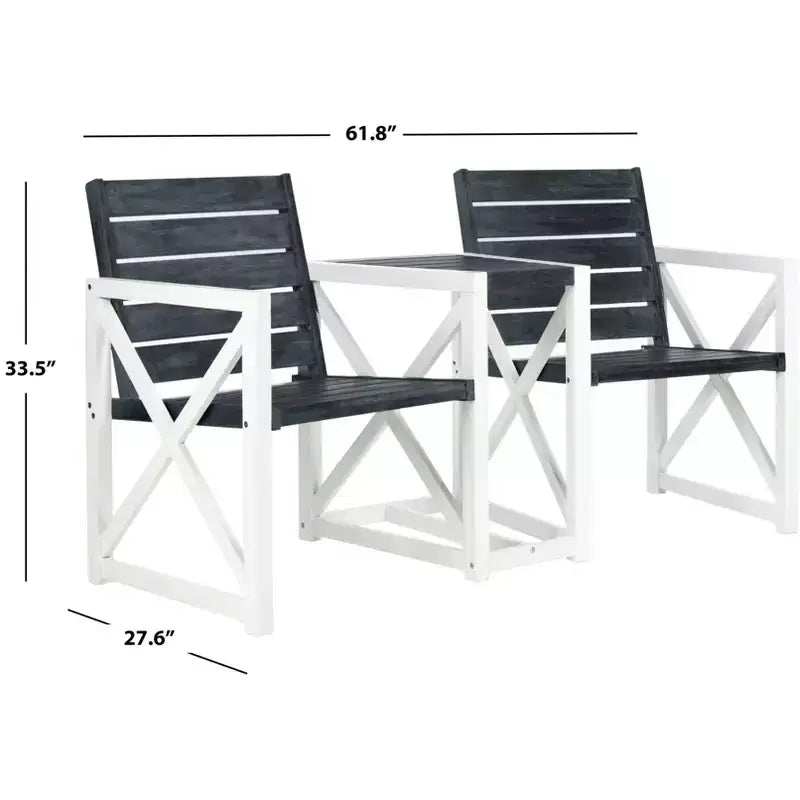 Banc 2 places Jouana - Extérieur - FOX6707 - Safavieh Couture