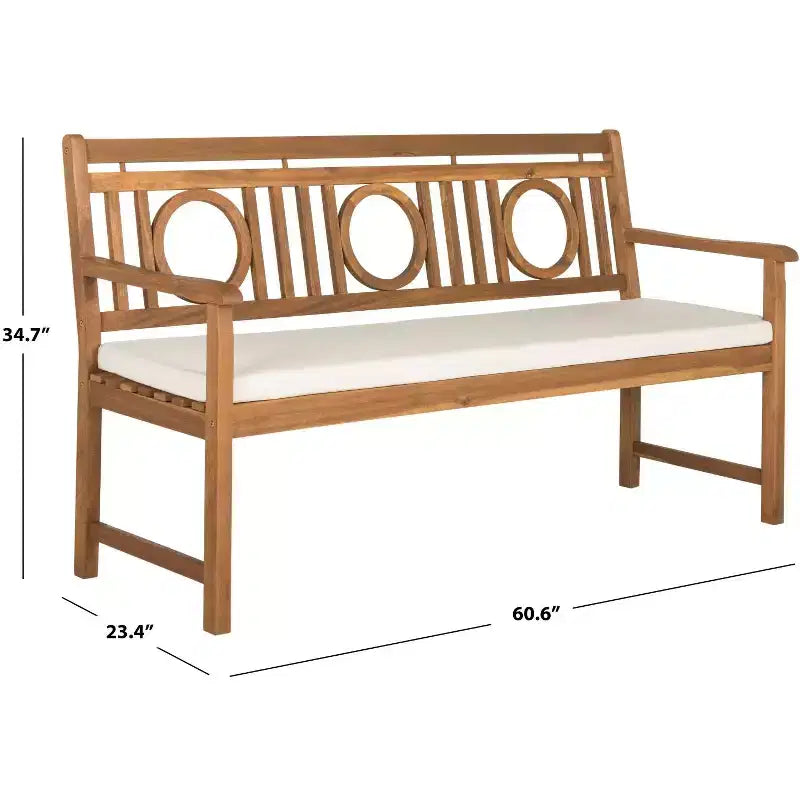 Banc 3 places Montclair - Extérieur - PAT6736 - Safavieh