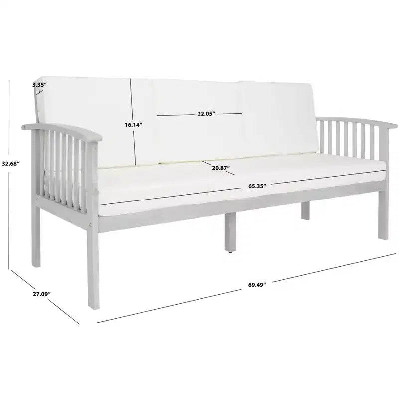 Banc d'extérieur Finnick - Extérieur - PAT7303 - Safavieh