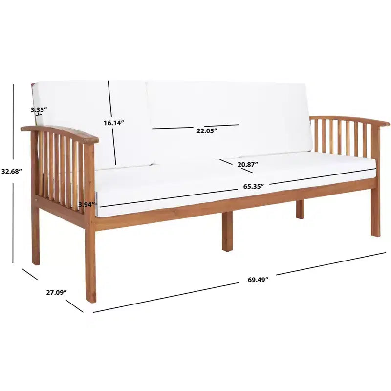 Banc d'extérieur Finnick - Extérieur - PAT7303 - Safavieh