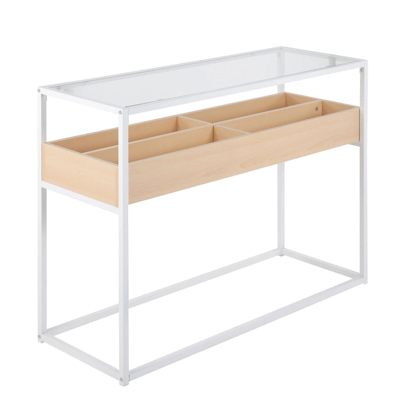 Table console avec rangement