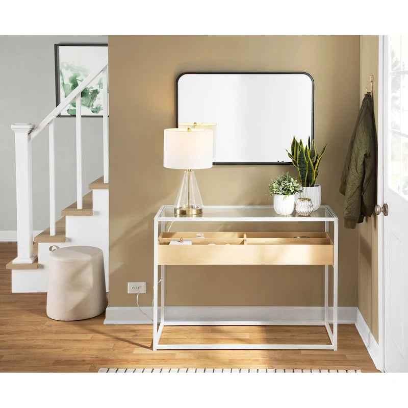Table console avec rangement