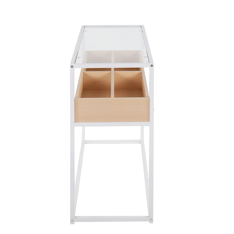 Table console avec rangement