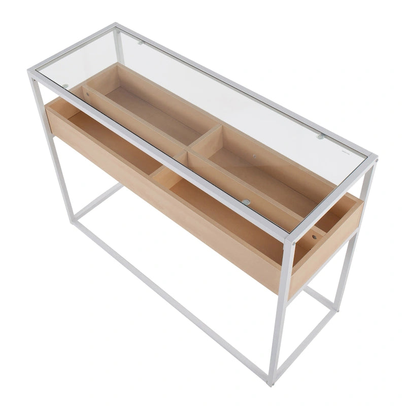 Table console avec rangement