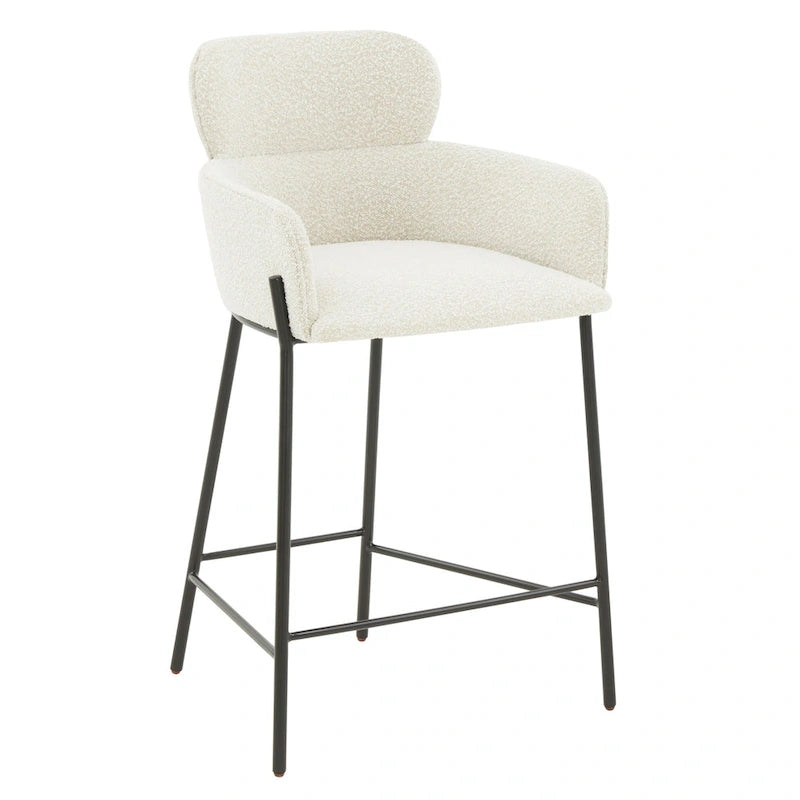 Tabouret de comptoir SAFAVIEH Couture Sejada de 66 cm – 58 cm L x 53 cm P x 96 cm H – 58L x 53P x 96H