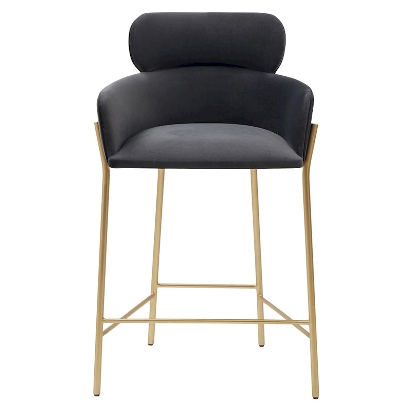 Tabouret de comptoir SAFAVIEH Couture Sejada de 66 cm – 58 cm L x 53 cm P x 96 cm H – 58L x 53P x 96H