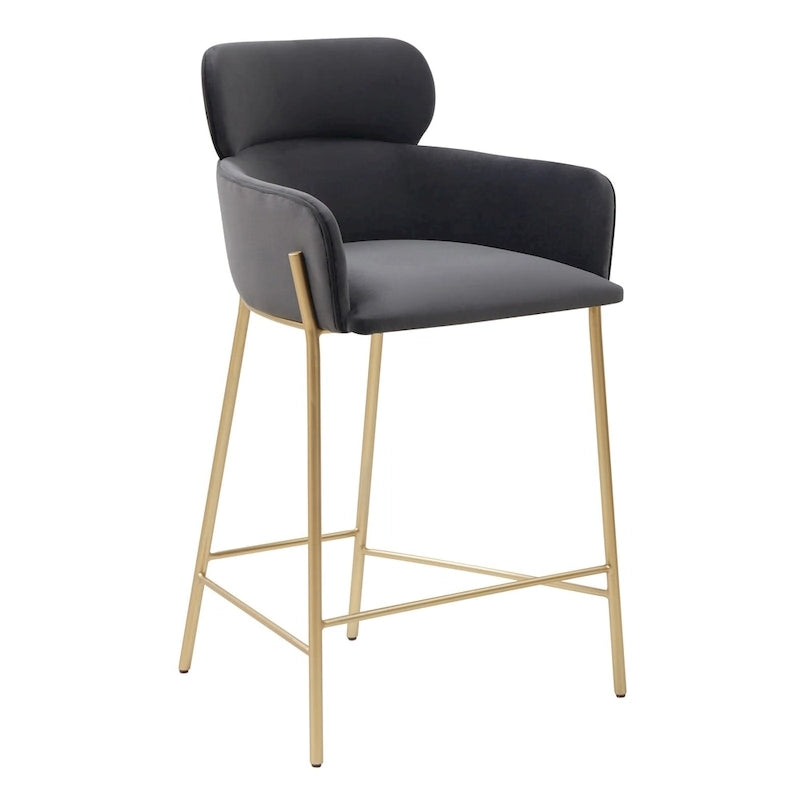 Tabouret de comptoir SAFAVIEH Couture Sejada de 66 cm – 58 cm L x 53 cm P x 96 cm H – 58L x 53P x 96H