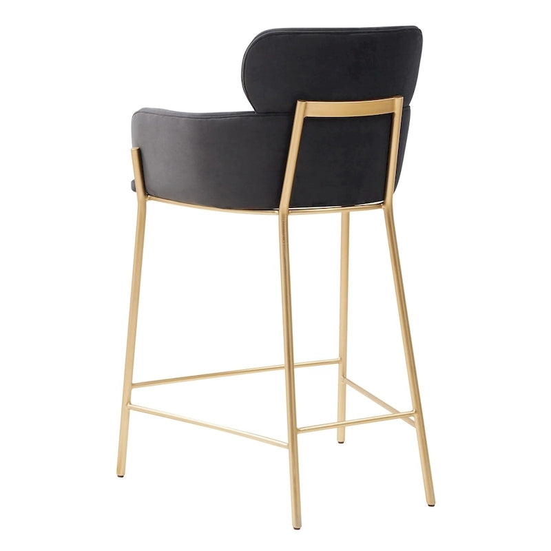Tabouret de comptoir SAFAVIEH Couture Sejada de 66 cm – 58 cm L x 53 cm P x 96 cm H – 58L x 53P x 96H