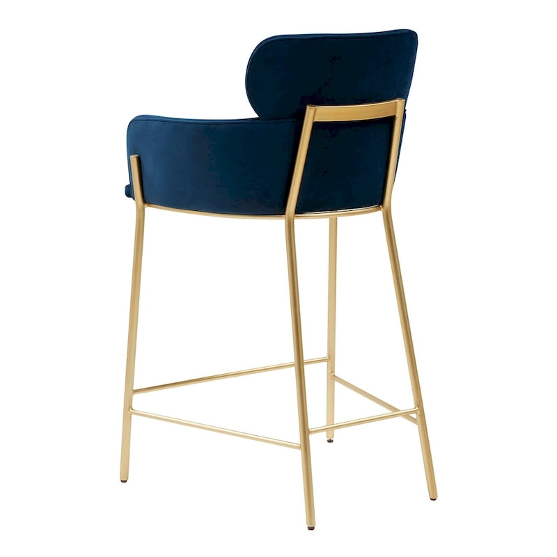 Tabouret de comptoir SAFAVIEH Couture Sejada de 66 cm – 58 cm L x 53 cm P x 96 cm H – 58L x 53P x 96H