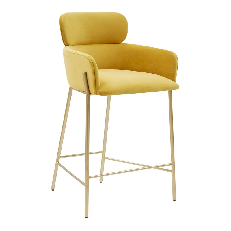 Tabouret de comptoir SAFAVIEH Couture Sejada de 66 cm – 58 cm L x 53 cm P x 96 cm H – 58L x 53P x 96H