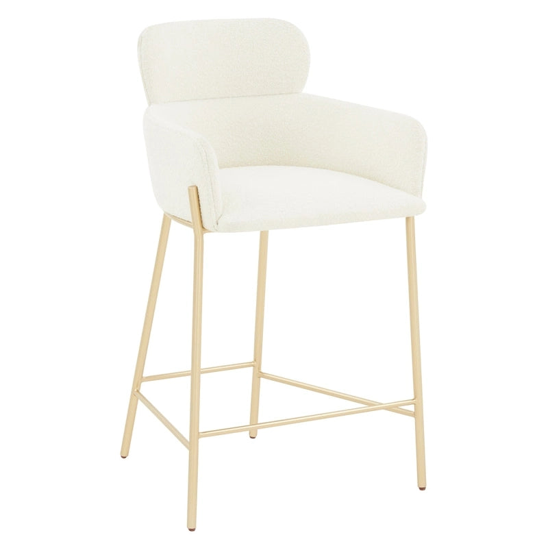 Tabouret de comptoir SAFAVIEH Couture Sejada de 66 cm – 58 cm L x 53 cm P x 96 cm H – 58L x 53P x 96H