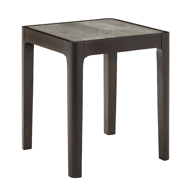 Table à plateau imitation marbre Ludvika par iNSPIRE Q Modern