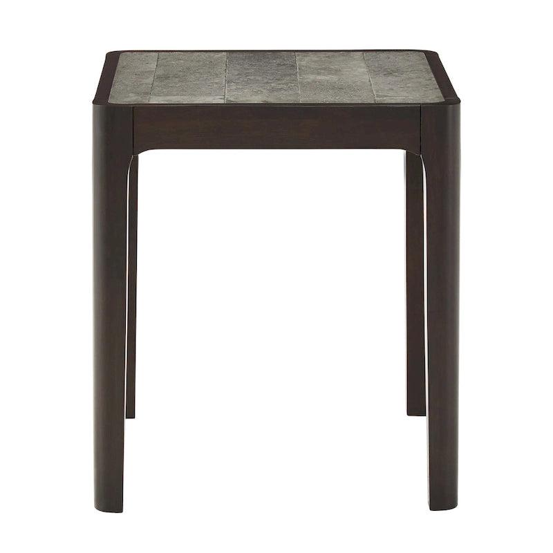 Table à plateau imitation marbre Ludvika par iNSPIRE Q Modern