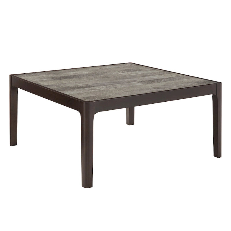 Table à plateau imitation marbre Ludvika par iNSPIRE Q Modern