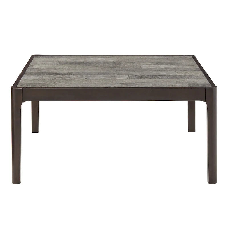 Table à plateau imitation marbre Ludvika par iNSPIRE Q Modern