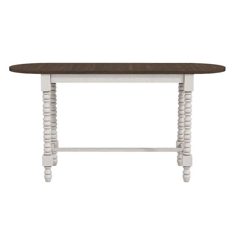 Table hauteur comptoir de 71 po avec rallonge Vexl Walnut de Furniture of America