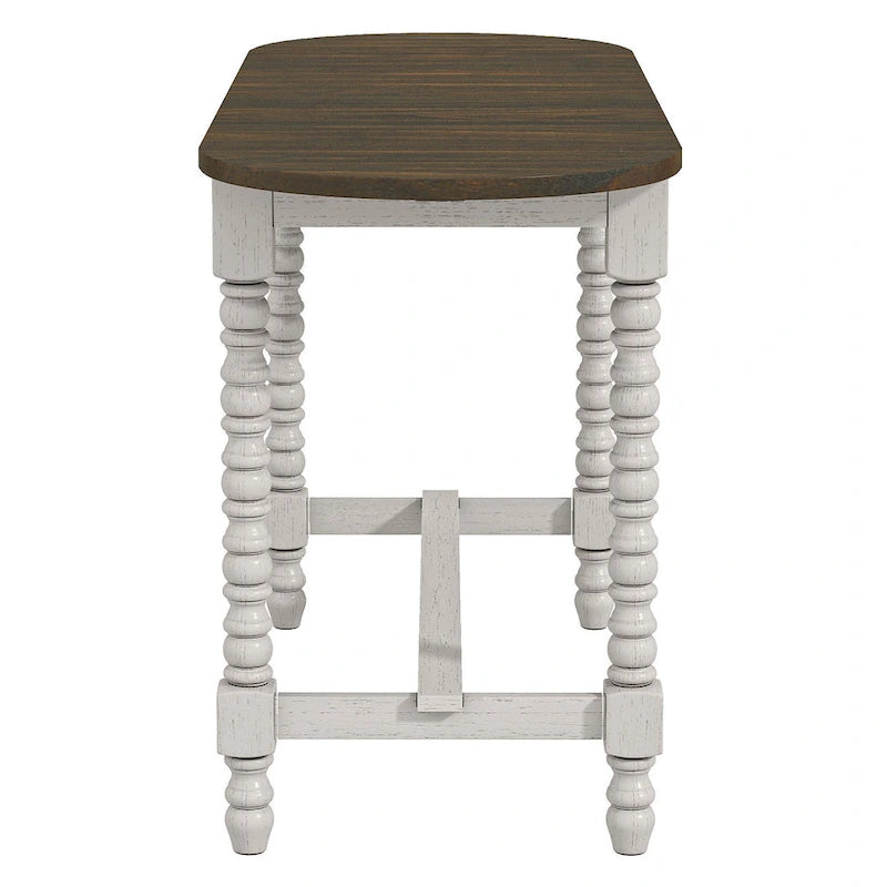 Table hauteur comptoir de 71 po avec rallonge Vexl Walnut de Furniture of America