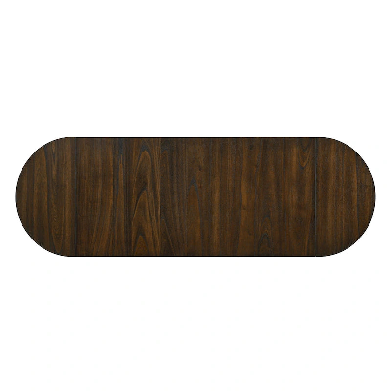 Table hauteur comptoir de 71 po avec rallonge Vexl Walnut de Furniture of America