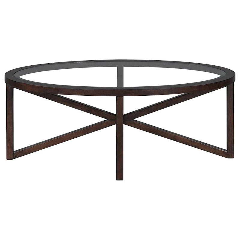 Collection de Tables Basses Modernes en Verre Trempé