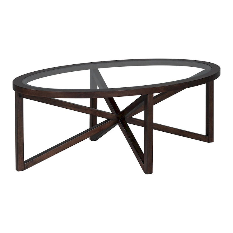 Collection de Tables Basses Modernes en Verre Trempé