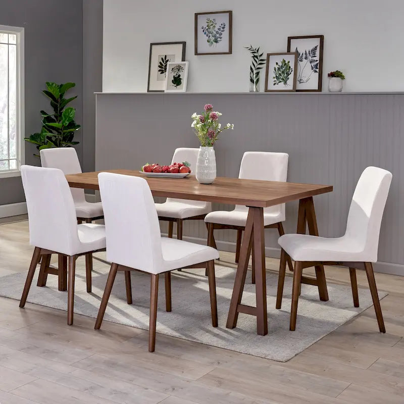 Ensemble de salle à manger 7 pièces Orrin Mid-Century Modern de Christopher Knight Home