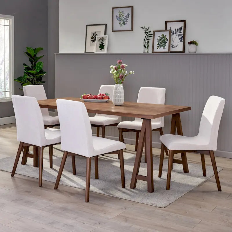 Ensemble de salle à manger 7 pièces Orrin Mid-Century Modern de Christopher Knight Home