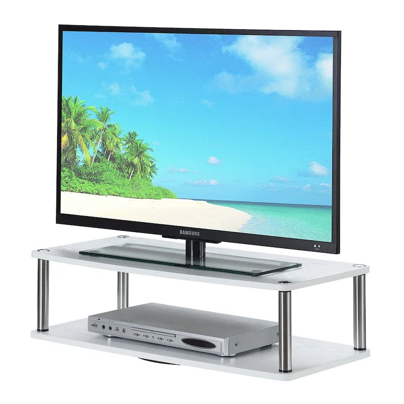 Meuble TV pivotant à double niveau XL Designs2Go de Convenience Concepts pour téléviseurs jusqu'à 37 pouces
