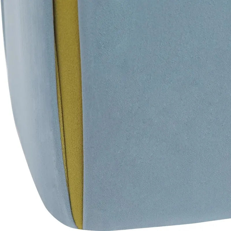 Adeco 14 Petit Repose-Pieds Tabouret Ottoman – Pouf de Siège en Velours