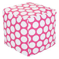 Grand pouf de rangement d'intérieur Majestic Home Goods à pois – Petit