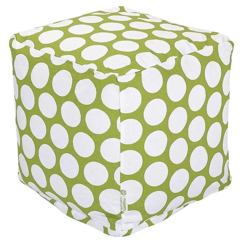 Grand pouf de rangement d'intérieur Majestic Home Goods à pois – Petit