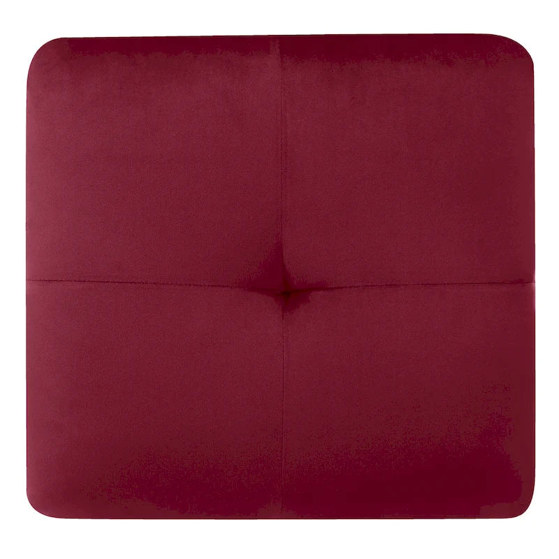 Poufs en velours touffeté Copper Grove Meharrize