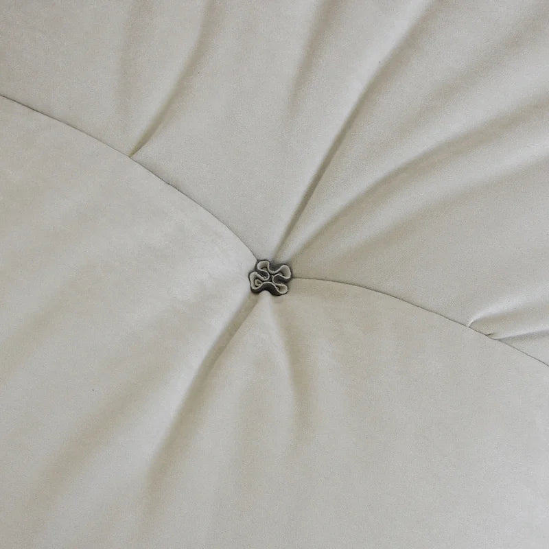 89 Canapé d'angle moderne avec accoudoirs en velours pour salon