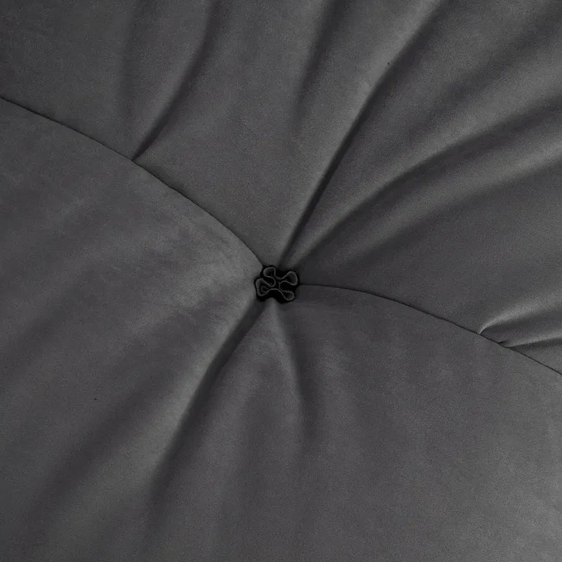 89 Canapé d'angle moderne avec accoudoirs en velours pour salon