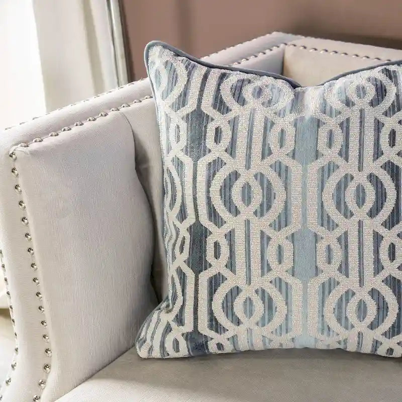 Canapé Nall en tissu rembourré avec dossier capitonné et accoudoirs Tuxedo par Furniture of America
