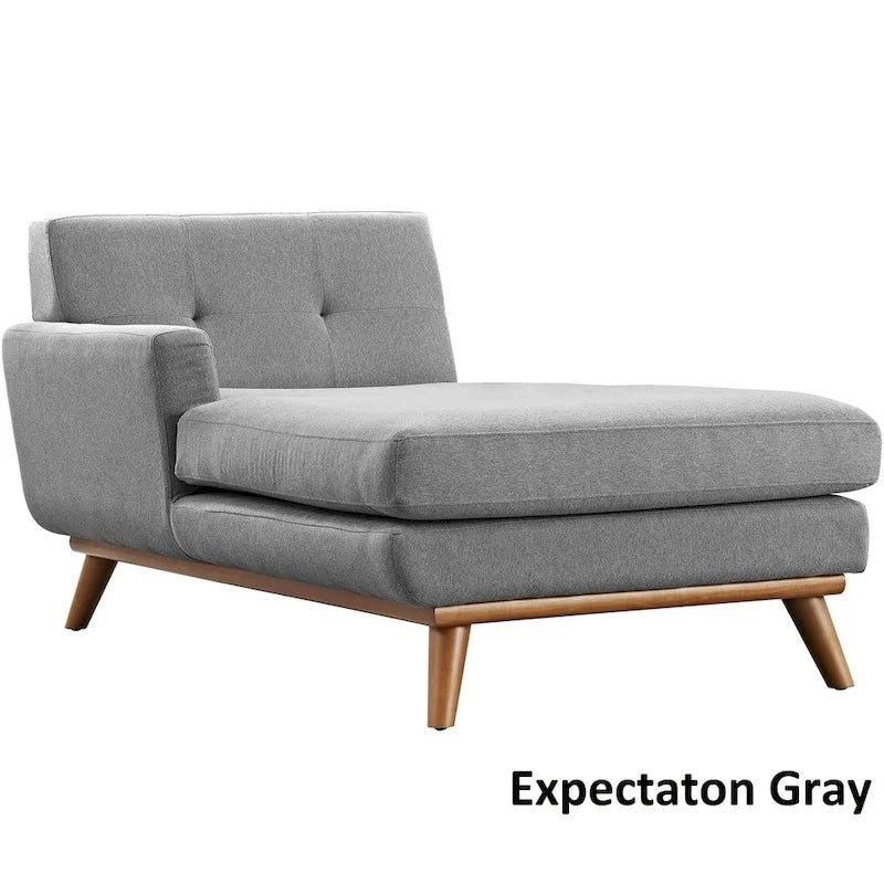 Chaise longue mi-siècle, accoudoir gauche