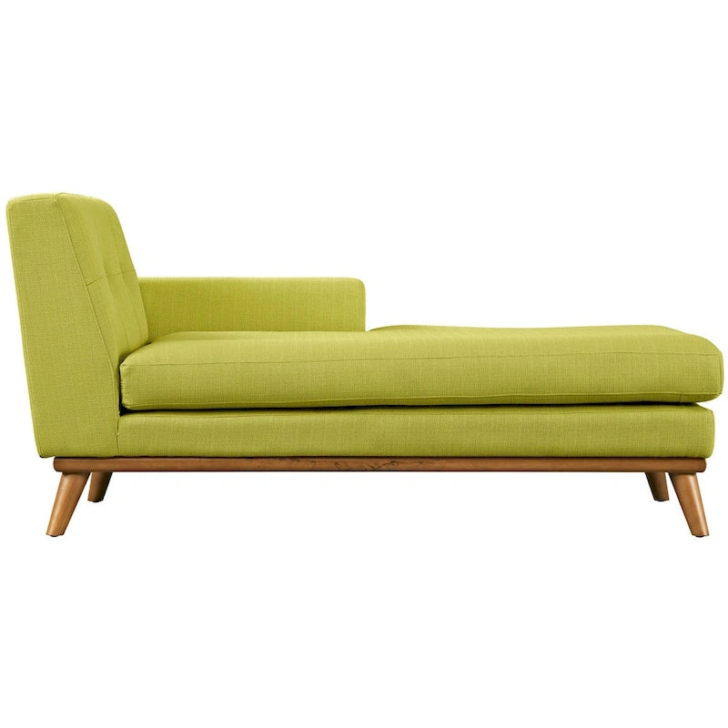 Chaise longue mi-siècle, accoudoir gauche