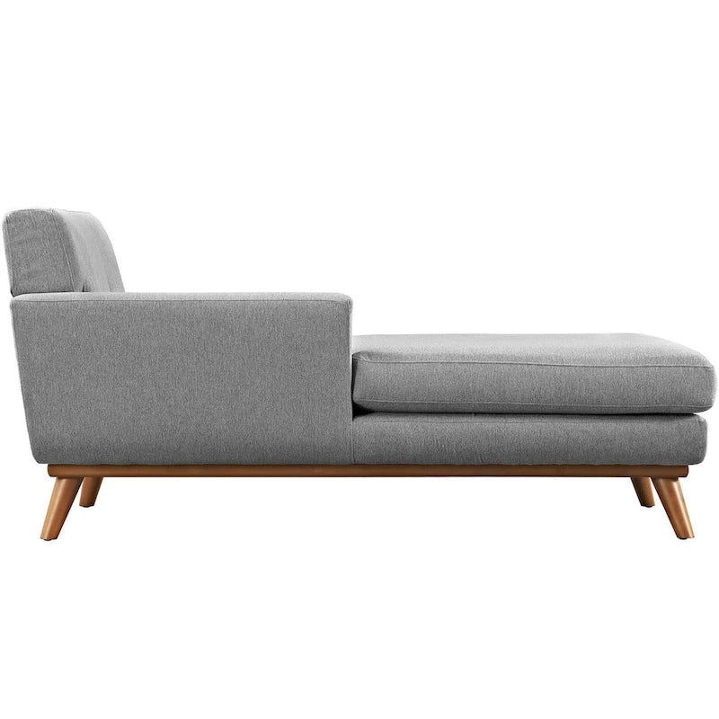 Chaise longue mi-siècle, accoudoir gauche