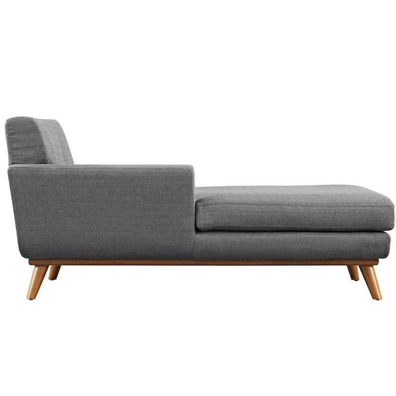 Chaise longue mi-siècle, accoudoir gauche