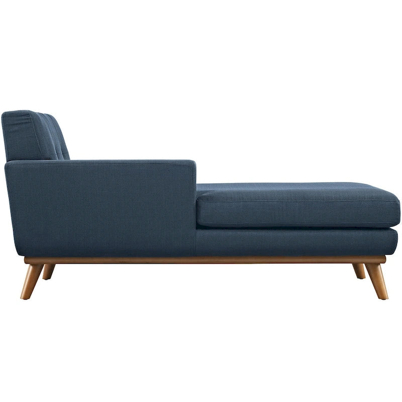 Chaise longue mi-siècle, accoudoir gauche