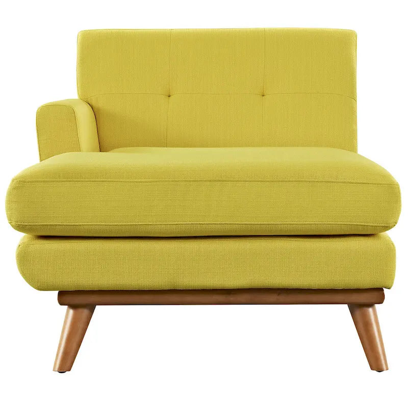 Chaise longue mi-siècle, accoudoir gauche