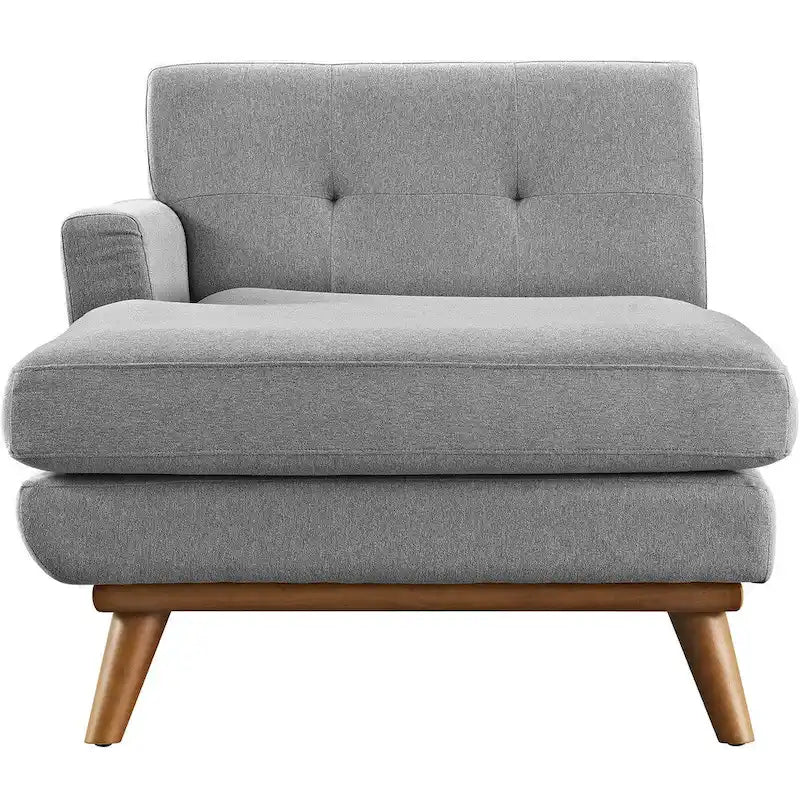 Chaise longue mi-siècle, accoudoir gauche