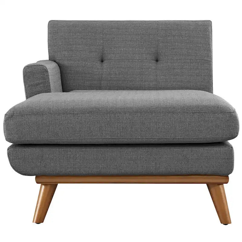 Chaise longue mi-siècle, accoudoir gauche