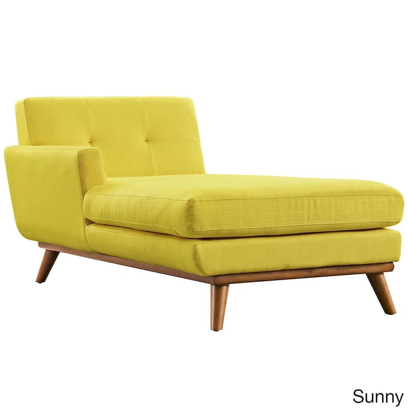 Chaise longue mi-siècle, accoudoir gauche