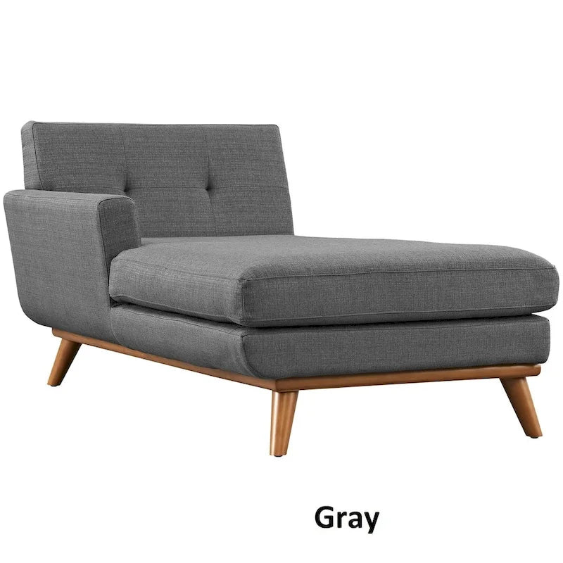 Chaise longue mi-siècle, accoudoir gauche