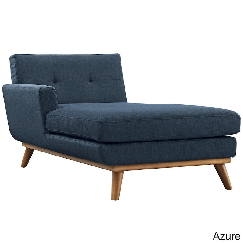 Chaise longue mi-siècle, accoudoir gauche