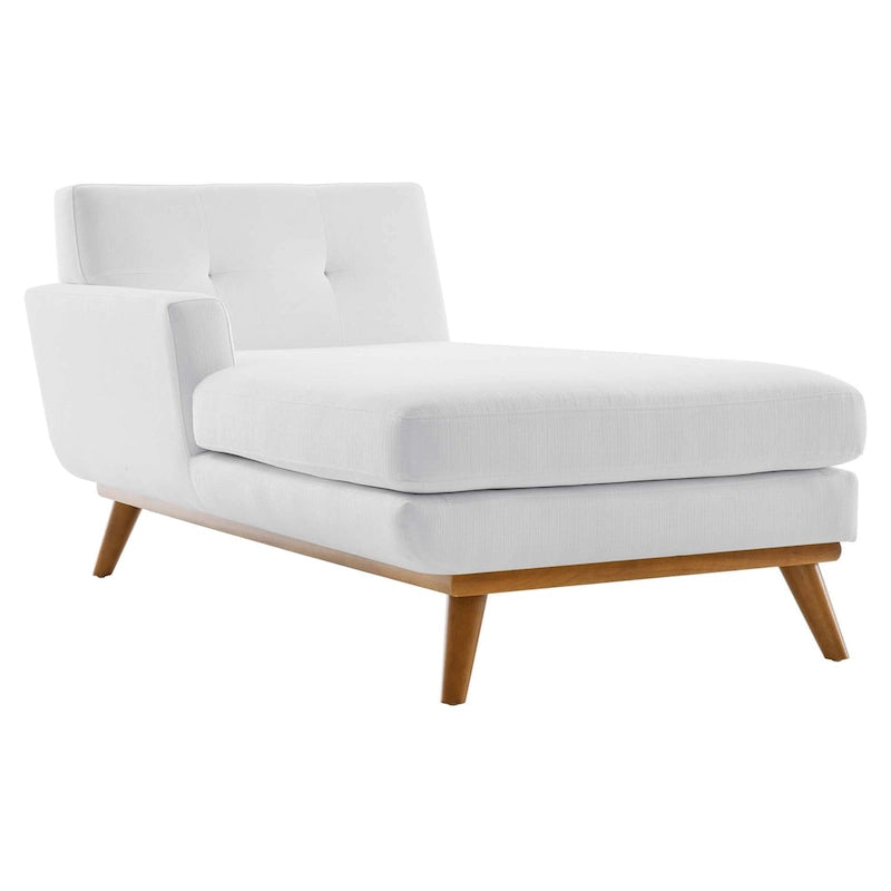 Chaise longue mi-siècle, accoudoir gauche